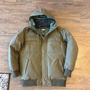 The North Face Olive Hooded Jacket
